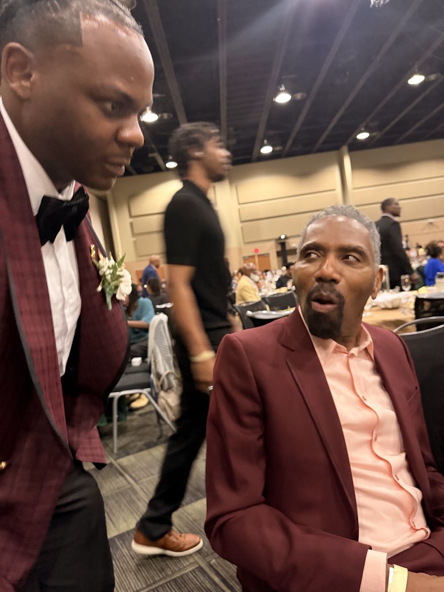 Malik Zambezi with Louis Carr, BET