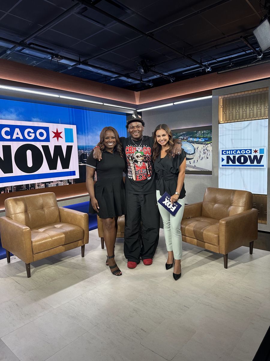 Malik Zambezi with Fox 32 Chicago