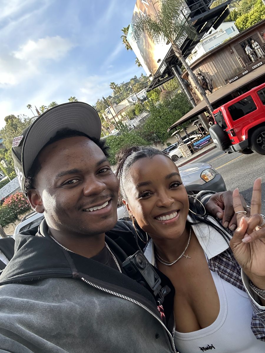 Malik Zambezi with Latoya Tonodeo