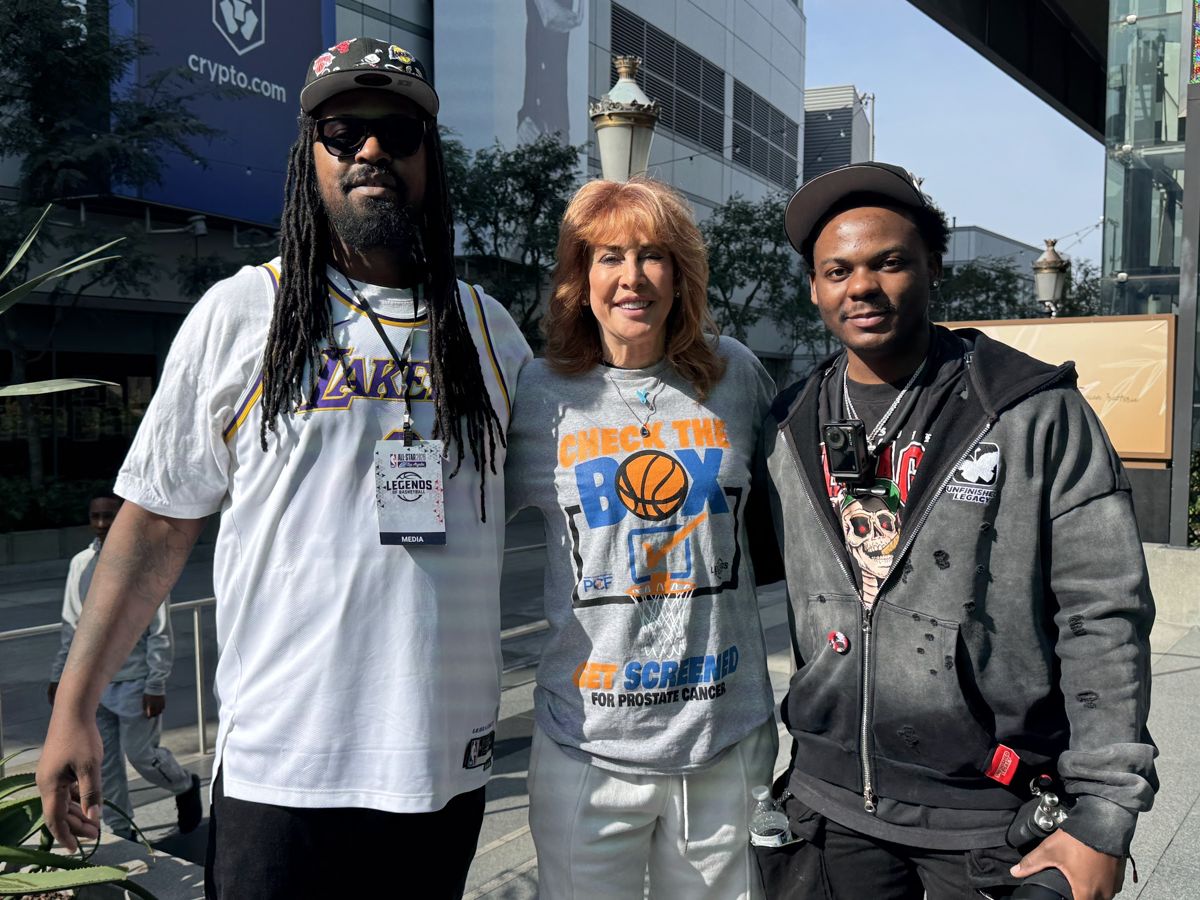 Malik Zambezi with Nancy Lieberman & 6figga Dilla