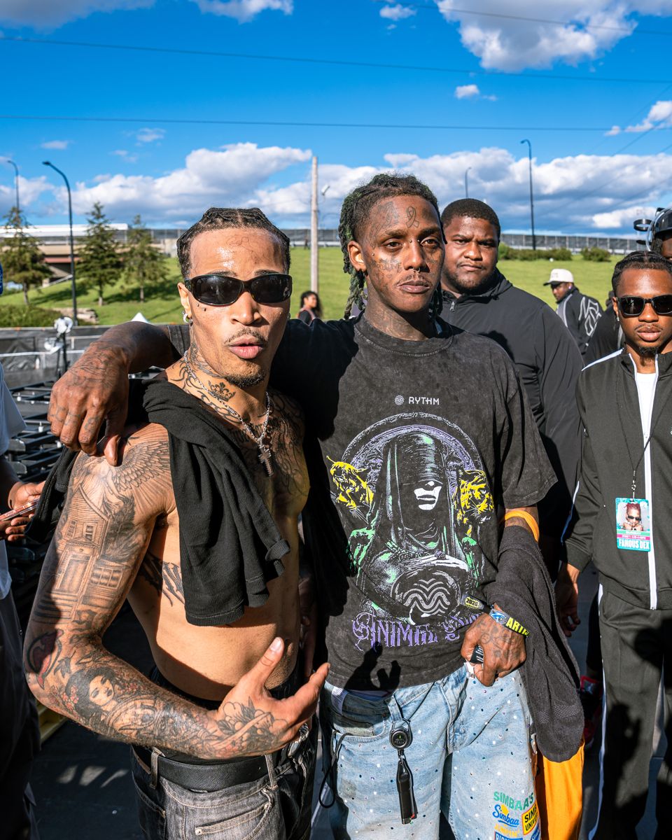Malik Zambezi with Plaque Boy Max & Famous Dex